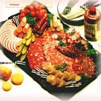 gemischte Wurstplatte
